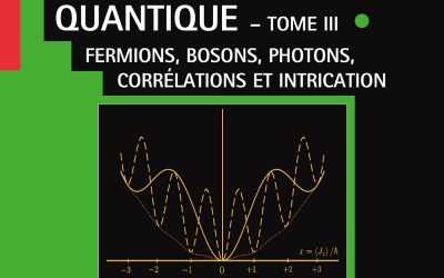 Publication du tome III de Mécanique quantique chez EDP Sciences