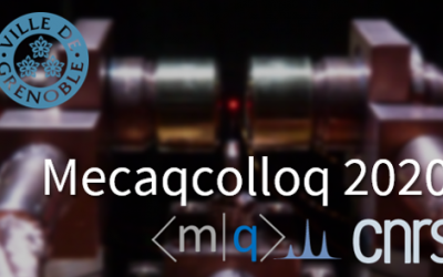 Mecaqcolloq2020, Grenoble, 8 & 9 Octobre 2020